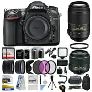 Nikon D7100 DSLR Digital Camera with 18-55mm VR II + 55-300mm VR Lens + 128GB Memory + 2 Batteries + Charger + LED Video Light + Backpack + Case + Filters + Auxiliary Lenses + More!