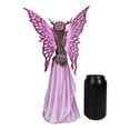 thumbnail image 5 of Amy Brown Pink Butterfly Winged Bloom Tribal Fairy With Stag Antlers Statue, 5 of 6