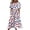 Navy, variant on Women's 250th Anniversary Independence Day Round Neck Casual Dress with Pockets Short Sleeve Patriotic Printed Summer Tunic Light Blue S