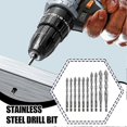 thumbnail image 5 of Four-Edge Serrated Drill Bit, For Metal//Plastic - Efficient Drilling, 5 of 5