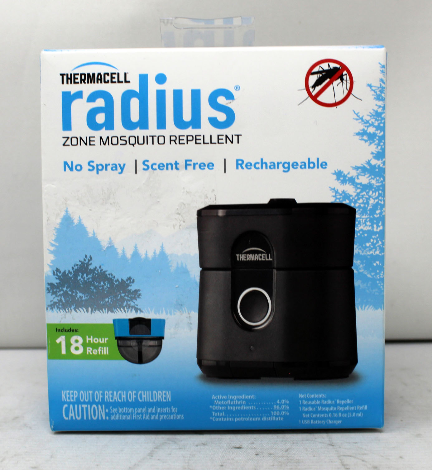 Thermacell Radius Zone Mosquito Repellent 18 Hr Kit Black BrickSeek
