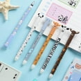thumbnail image 5 of 6-Pack Animal Erasable Gel Pens – 0.5 Mm Retractable Rollerball with Built-In Eraser, Cute Panda Elephant Deer Monkey Tiger Rabbit, Smooth Heat-Sensitive Ink for teen scholars office Office Gifts, 5 of 8