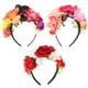 thumbnail image 1 of 3 piezas de diademas de flores mexicanas tocados de Halloween diademas florales de cosplay, 1 of 5