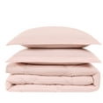 thumbnail image 5 of Cannon Percale 200 Thread Count Solid 100% Cotton Comforter Set Blush Cotton 3-Piece King Comforter Set, solid color themed, for Men and Women, OEKO-TEX Certified Confidence, 5 of 5