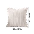 thumbnail image 3 of Djunllk Short Plush Pillowcase Bohemian Pillow Cases Solid Color Pillow Protector Tassel Ball Pillow Covers for Modern Home Decoration Sofa Bedroom, 3 of 6