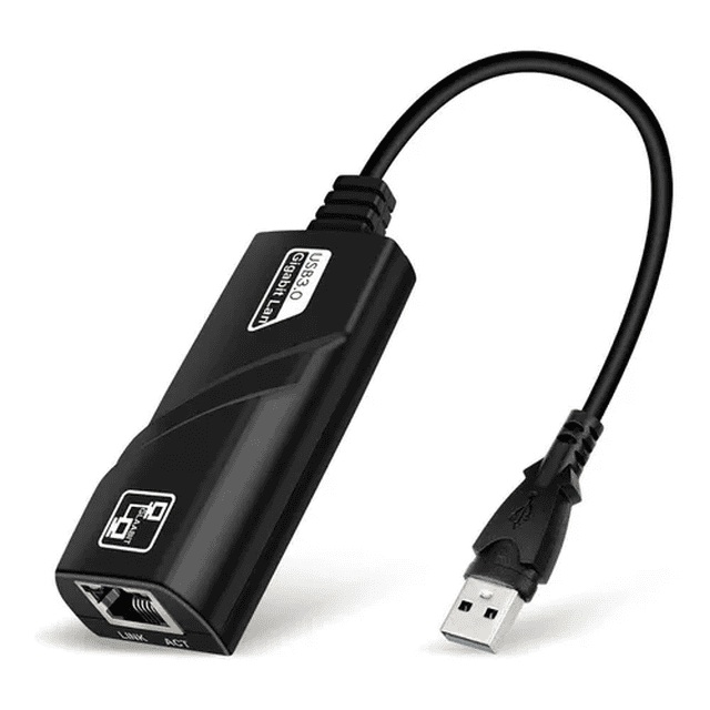 Adaptador Usb 3.0 A Rj45 Ethernet Red 1000 Mbps Para Laptop Malubero Malu1477