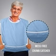 thumbnail image 3 of Tyidzon Adult Bibs for Eating with Crumb Catcher Waterproof Washable Clothing Protector Adult Bibs for Eating, 3 of 6