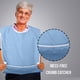 thumbnail image 4 of Ireezec Waterproof Adult Bib for Elderly Care, Reusable Adjustable Straps Feeding Bib with Food Pocket, Dignified Dining Scarf for Meal Assistance, Rehabilitation, Nursing Home, Hospital, Home Use, 4 of 6