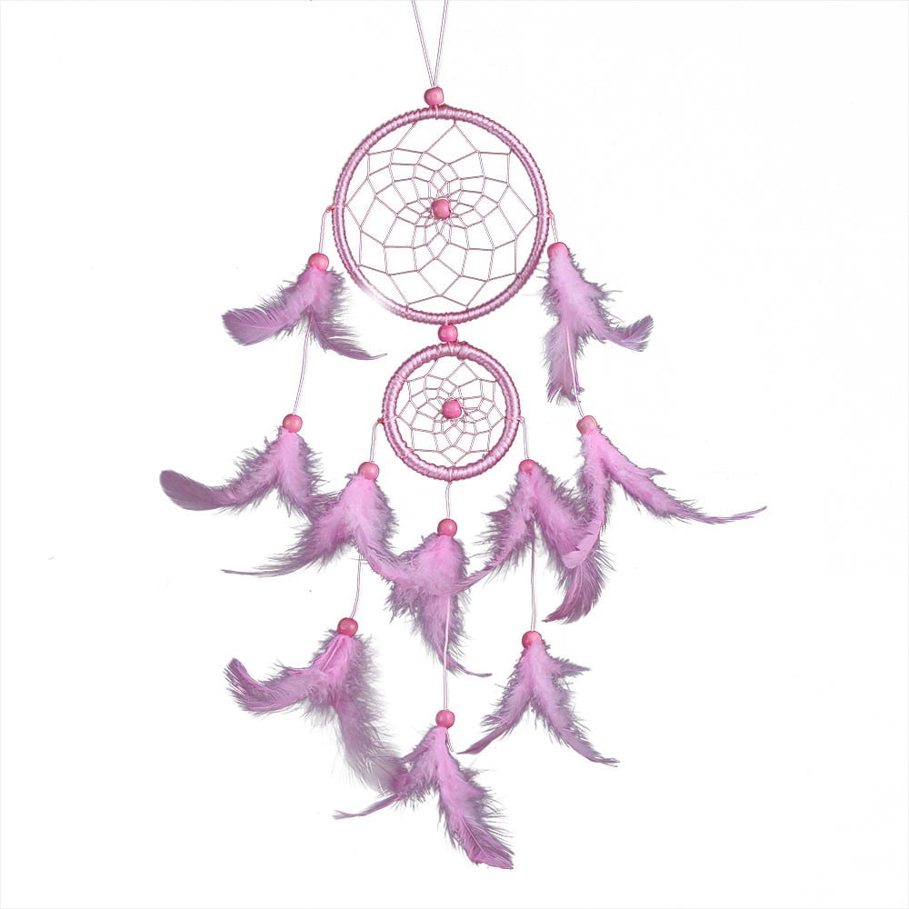 Catcher Decoration Room Feathers Hanging Dream Wall Handmade Home Decor