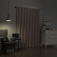 thumbnail image 2 of Sun Zero Cyrus 1-Piece  Thermal 100% Blackout  Back Tab/Rod Pocket Curtain Panel, Blush, 40”W x 84"L, 2 of 8