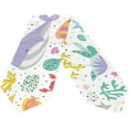 thumbnail image 2 of Coolnut 13"x70" Rectangle Cute Sea Life Pattern Printed Table Runner for Wedding Birthday Holiday, 2 of 5