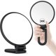 thumbnail image 1 of Double-Sided Makeup Mirror (30x) - Foldable - Black - 1pc, 1 of 4