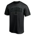 thumbnail image 2 of Men's Black Miami Hurricanes Flag T-Shirt, 2 of 3