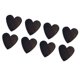 thumbnail image 2 of EeaseMX 12 pegatinas magnéticas de 30 x 2,2 mm con forma de corazón, para nevera, juguetes para niños (negro), 2 of 7