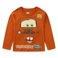 thumbnail image 4 of Disney Cars Lightning McQueen Long Sleeve Shirt (Boys), 3 Pack, Sizes 3T-7, 4 of 7