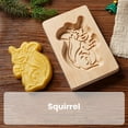 thumbnail image 2 of CSChome Wooden Cookie Mold Wooden 3D Cookie Mould Set Food Grade Baking Tools, 2 of 7
