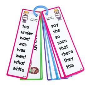 Sight Words Flash Cards, 16 Phonics Flashcards for , Learning Games for Kindergarten 1st 2nd 3rd Grade, Reading Spelling(Multicolor)