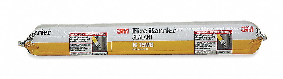 3m Fire Barrier Sealant,20 oz.,Yellow  IC-15WB+-20OZ