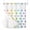 Yellow, variant on No Hook Colorful Polka Dot Shower Curtain with Snap in Liner Set, Cartoon Watercolor Geometric Waterproof Fabric Bathroom Curtains with See Through Top Window, Hotel Style Small 36 x 72 Inch