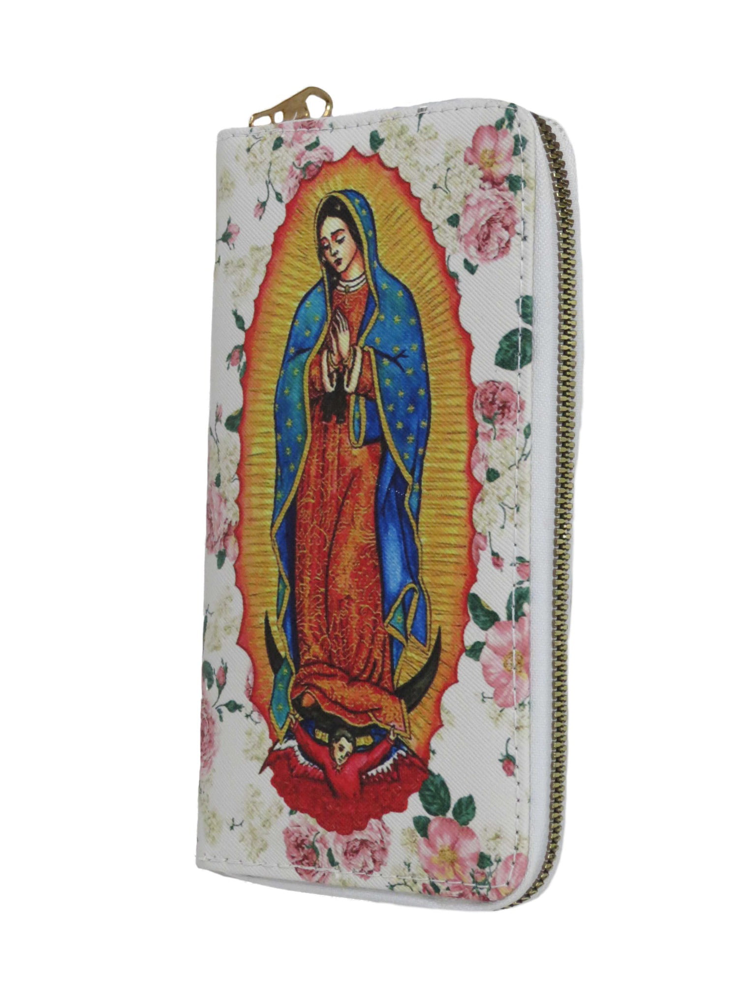 Virgin Mary zippered wallet 