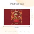 thumbnail image 3 of Bandera del Año de la Serpiente 2025, Feliz Año Nuevo Chino 2025, 90 x 150 cm, doble cara, para jardín, decoración para el hogar, césped, patio, exterior e interior., 3 of 8
