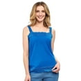 thumbnail image 3 of (2 pack) Turtle Bay New York Women's Lacey Trim Cotton Blend Tank Top, 3 of 4