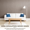 thumbnail image 4 of Peel and Stick PVC Slat Wall Panel, 118" x 15.75" Self Adhesive Faux Oak Wood Grain – 3D Soundproof Wall Panels for Ceilings, 4 of 7