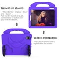 thumbnail image 4 of Allytechgroup Kids Shockproof Case for Apple iPad mini 6th Generatio 8.3 Inch, Silicone EVA Handle Stand Protective Kids Friendly Lightweight Tablet Case Cover Girls Boys, Purple, 4 of 7