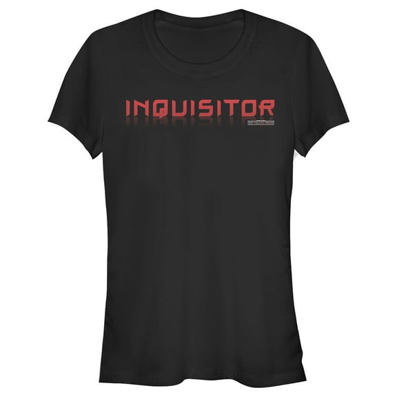 Junior's Star Wars Jedi: Fallen Order Inquisitor Label Graphic Tee Black Small