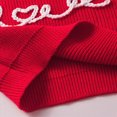 thumbnail image 6 of CAUYDY Toddler Baby Boy Girl Sweater Embroidered LOVE Outfits Long Sleeve Pullovers Fall Winter Clothes(L101-Blue,3-4 Y), 6 of 9