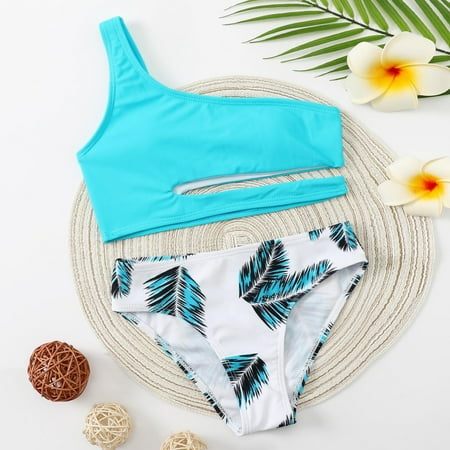 

Gubotare Kids Toddler Baby Girls Spring Summer Print Cotton Sleeveless Dry Beach Swimwear Swimsuit Girls Swimsuit Size 16 Sky Blue 9-10 Years