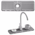 thumbnail image 1 of Goriertaly Easy To And Clean Kitchen Faucet Absorbent Mat Made With Silicone Home Silicone Faucet Mat Grey, 1 of 6