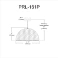 thumbnail image 3 of Dainolite 1LT Incandescent Pendant, Natural, 3 of 4