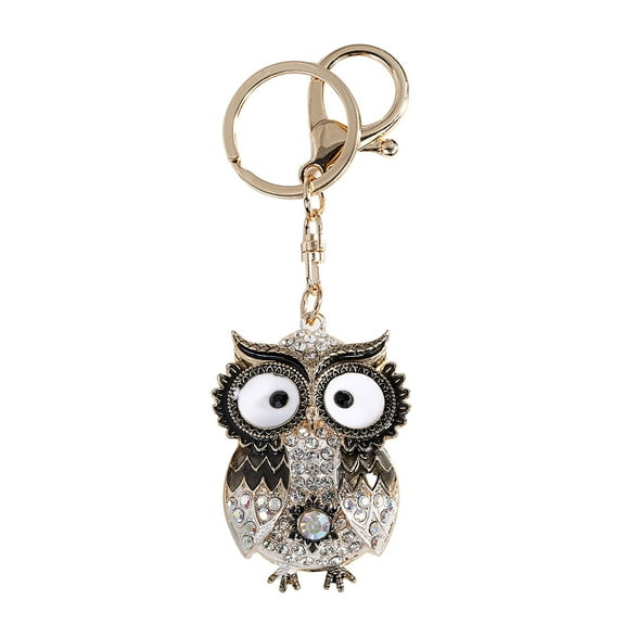 Kiplyki New Creative Series Big Eye Owl alloy Diamond Keychain