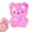 Pink, variant on Glitter Bear Stress Ball,Stress Bear Squishies Ball,Slow Rise Stress Relief Fidget Toys,Adorable Animal Squishies Balls for Stres-s Relief Desk Accessories Party Favors