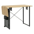 thumbnail image 6 of Sew Ready Pivot Sewing Machine Table with Swingout Storage Panel, Black/Ashwood, 6 of 15