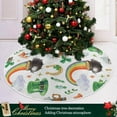 thumbnail image 6 of GZHJMY St. Patrick's Day Christmas Tree Skirt 36", St. Patrick's Day Tree Skirt Double Layers Polyester Easter Tree Skirt for St. Patrick's Day Holiday Party Decoration, 6 of 6