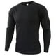 thumbnail image 2 of pstuiky manga larga para hombre, Camiseta de manga larga con cuello redondo, ligera, transpirable, ajustada, de color liso y secado rápido para hombre camisetas de hombre xxl, 2 of 3