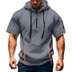 thumbnail image 1 of pstuiky camisetas de hombre, Camisa de verano de manga corta con botones y cuello alto para hombre camisas casuales para hombre m, 1 of 4