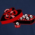 thumbnail image 3 of CafePress - Skull Valentine Candy Dark T Shirt - Men's Classic Graphic Cotton T-Shirt, 3 of 4