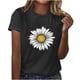 thumbnail image 1 of Fiudx Ofertas Flash Del Día Solo En Línea Top de Manga Corta con Cuello Redondo y Estampado Informal para Mujer, 1 of 2