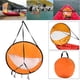thumbnail image 1 of Kayak Wind Sail with Clear Window for Fishing Rowing Boats Made of Polyester Orange 42 5, 1 of 4