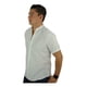 thumbnail image 1 of Camisa Manga Corta Slim Fit Cuello Mao Caballero Chili Beans Blanco Ropa de hombre T EEG, 1 of 4
