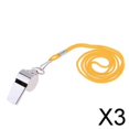 thumbnail image 1 of Colaxi Professional Sports Referee Whistle Set for Soccer Matches And Outdoor Adventures 3 Pcs, 1 of 8