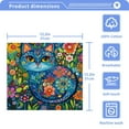 thumbnail image 5 of BZSMCE Towel Cotton Face Towel Soft Hand Towels Fashion Floral Cat Dream Pattern, 5 of 9