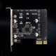 thumbnail image 4 of Tarjeta De Expansion Controlador convertidor USB 3,0 PCI-E, Panel frontal de encabezado de 19 pines y 20 pines para PC de escritorio, 4 of 6