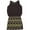 black tribal studding, variant on Girls' Versatile Sleeveless Dresses Fashion-Forward Comfort