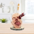 thumbnail image 1 of Cuchillo y tenedor de terror para Halloween Fiudx decoración de fiesta cara sangrienta, 1 of 7