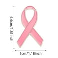 thumbnail image 2 of Cancer Awareness Ribbon Brooch Pin for Women and Men Metal Lapel Pin for Events and Holidays Durable Fashion Accessory, 2 of 5