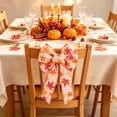 thumbnail image 6 of Yakvarog 5pcs Thanksgiving Woven Wreath Bows, Fall Pumpkin Maple Leaf Ribbon Bows, Decorative Craft Bows for Gift Wrapping, Home Decor, Party & Holiday Embellishment, 6 of 6
